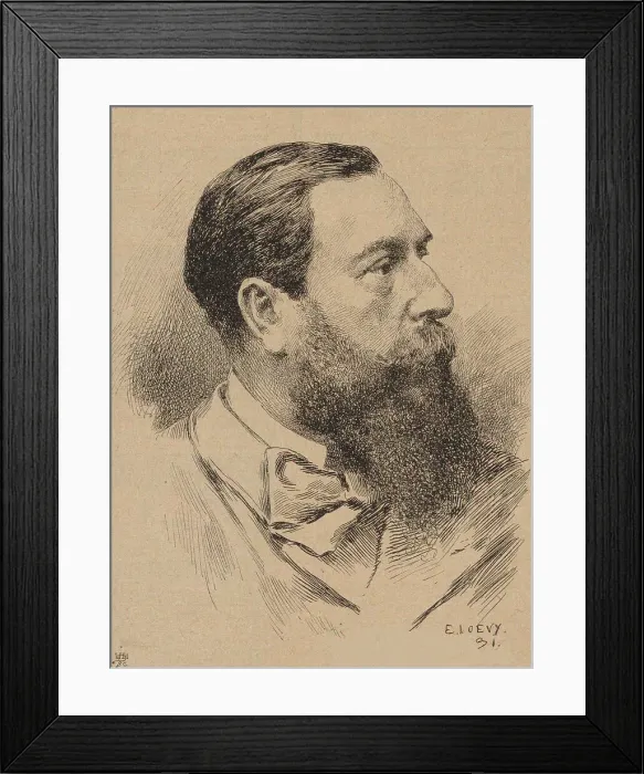 Framed Print : Portrait of the composer Leo Delibes (1836-1891), 1891 Framed Print : Portrait of the composer Leo Delibes (1836-1891), 1891