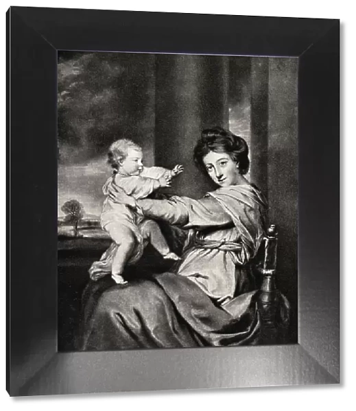 Caroline, Duchess of Marlborough and Daughter, 20th century. Artist: Richard Houston