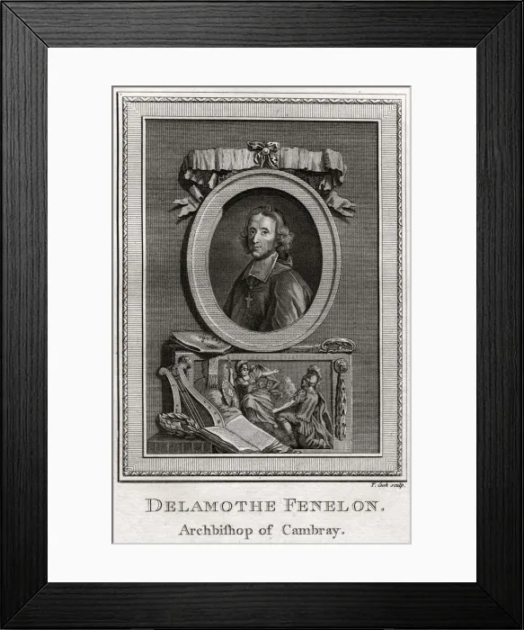 Framed Print : Delamothe Fenelon, 1777. Artist: T Cook Framed Print : Delamothe Fenelon, 1777. Artist: T Cook