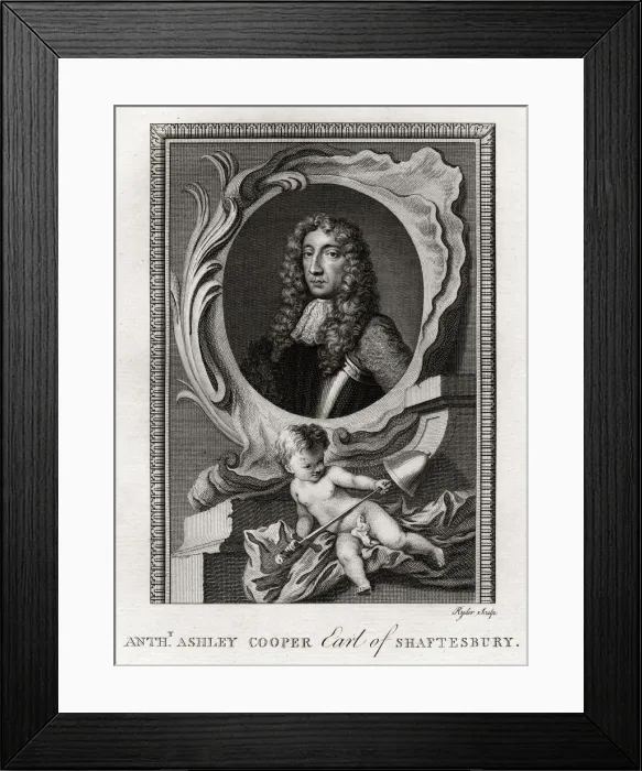 Framed Print : Anthony Ashley Cooper, Earl of Shaftesbury, 1777. Artist: Ryder Framed Print : Anthony Ashley Cooper, Earl of Shaftesbury, 1777. Artist: Ryder