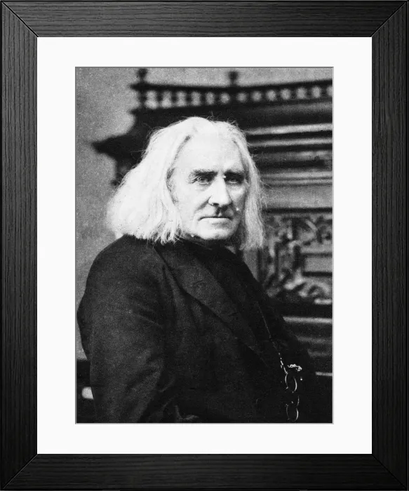 Framed Print : Franz Liszt, Hungarian pianist and composer, late 19th century Framed Print : Franz Liszt, Hungarian pianist and composer, late 19th century