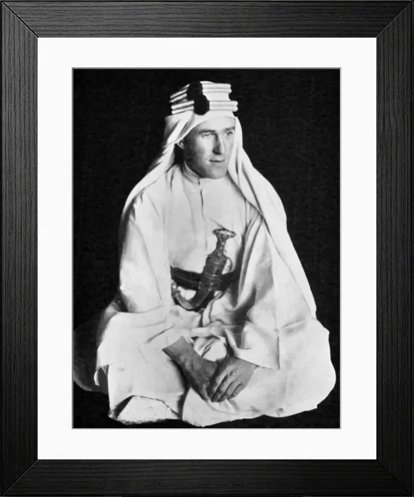 Framed Print : Lawrence of Arabia, early 20th century Framed Print : Lawrence of Arabia, early 20th century