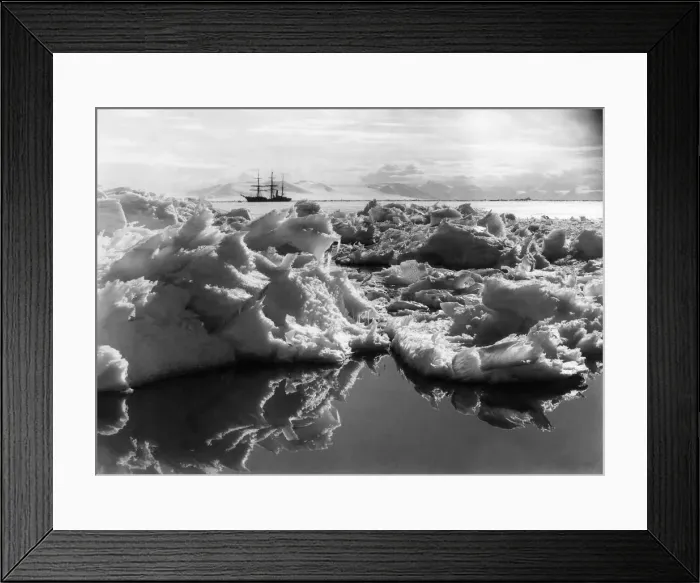 Framed Print : The Terra Nova in McMurdo Sound, Antartica, 1911. Artist: Herbert Ponting Framed Print : The Terra Nova in McMurdo Sound, Antartica, 1911. Artist: Herbert Ponting