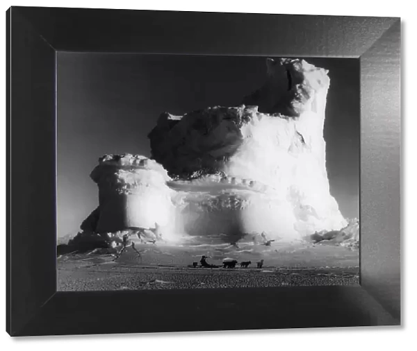 Ice castle, Antarctica, c1911. Artist: Herbert Ponting