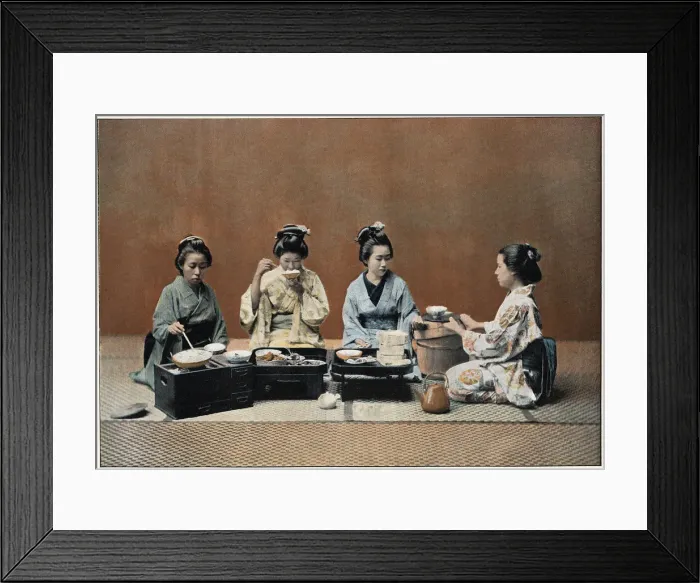 Framed Print : A Dining Room, c1890 Framed Print : A Dining Room, c1890