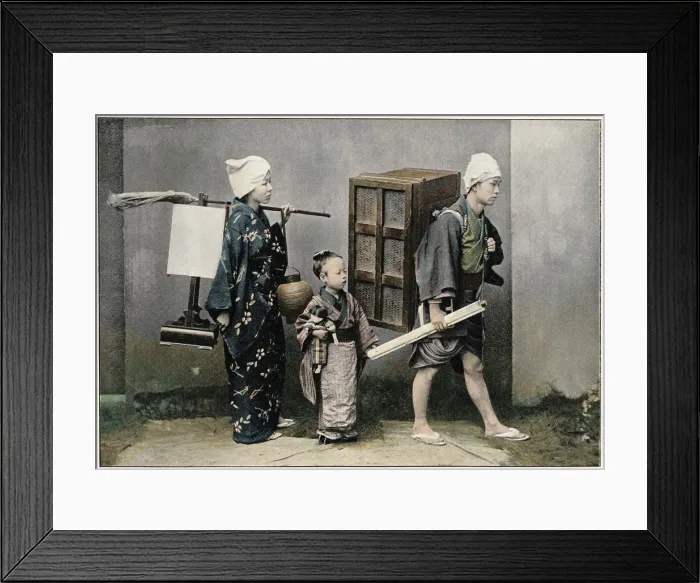 Framed Print : A Removal, c1890 Framed Print : A Removal, c1890
