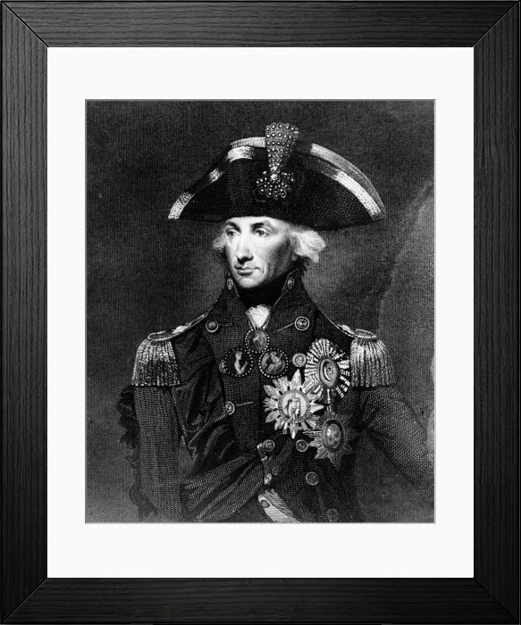 Framed Print : Vice Admiral Horatio Nelson, 19th century Framed Print : Vice Admiral Horatio Nelson, 19th century