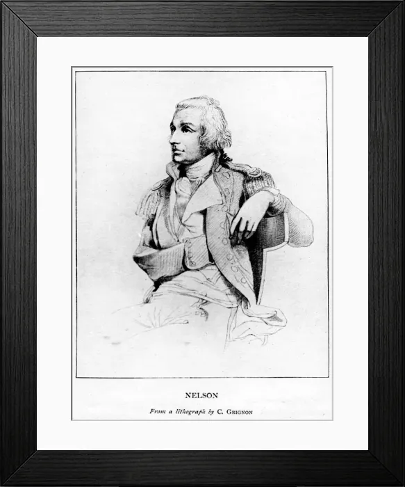 Framed Print : Horatio Nelson, 1st Viscount Nelson, English naval commander, 19th century. Artist: C Grignon Framed Print : Horatio Nelson, 1st Viscount Nelson, English naval commander, 19th century. Artist: C Grignon