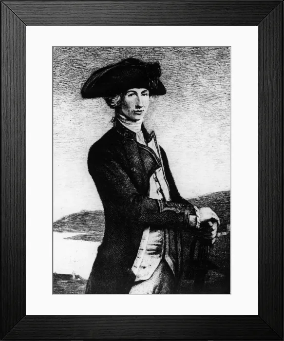 Framed Print : Captain Horatio Nelson, 1777-1781, (19th century) Framed Print : Captain Horatio Nelson, 1777-1781, (19th century)