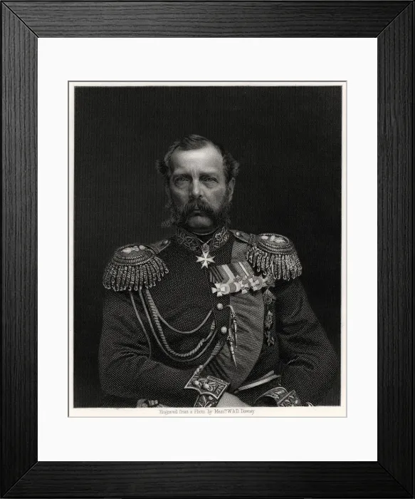 Framed Print : Alexander II, Tsar of Russia, 19th century Framed Print : Alexander II, Tsar of Russia, 19th century