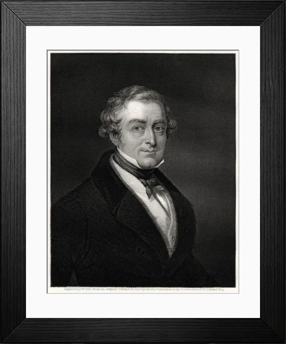Framed Print : Sir Robert Peel, British Prime Minister, 19th century. Artist: W Holl Framed Print : Sir Robert Peel, British Prime Minister, 19th century. Artist: W Holl