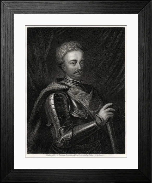 Framed Print : Jan III Sobieski, King of the Polish-Lithuanian Commonwealth, 19th century. Artist: J Thomson Framed Print : Jan III Sobieski, King of the Polish-Lithuanian Commonwealth, 19th century. Artist: J Thomson