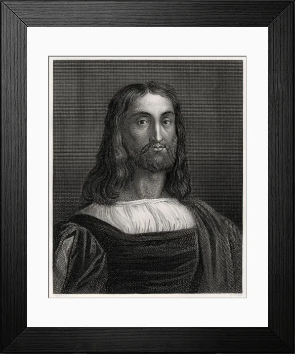 Framed Print : Marcantonio Raimondi, Italian engraver, 19th century. Artist: C Cook Framed Print : Marcantonio Raimondi, Italian engraver, 19th century. Artist: C Cook