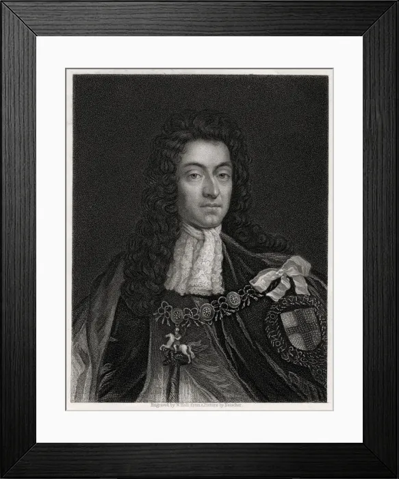 Framed Print : King William III, 19th century. Artist: W Holl Framed Print : King William III, 19th century. Artist: W Holl