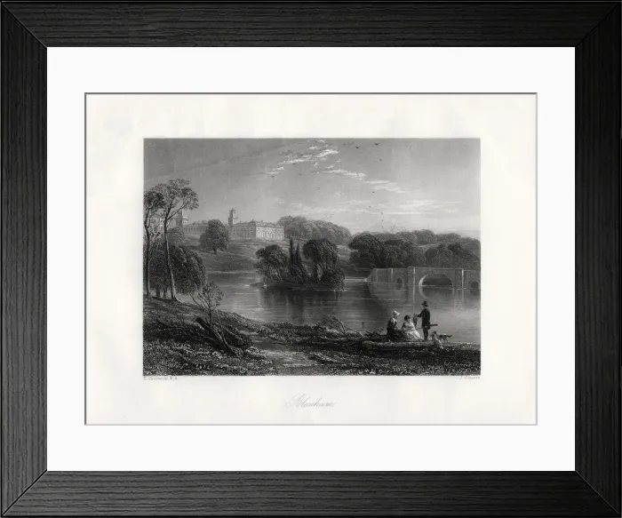 Framed Print : Blenheim, Oxfordshire, England, 19th century. Artist: John Cousen Framed Print : Blenheim, Oxfordshire, England, 19th century. Artist: John Cousen