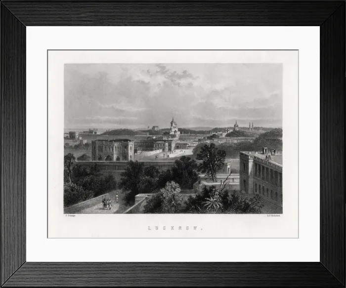 Framed Print : Lucknow, Uttar Pradesh, India, 19th century. Artist: Edward Paxman Brandard Framed Print : Lucknow, Uttar Pradesh, India, 19th century. Artist: Edward Paxman Brandard