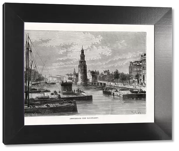 The Kalkmarkt, Amsterdam, Holland, 1879. Artist: Taylor