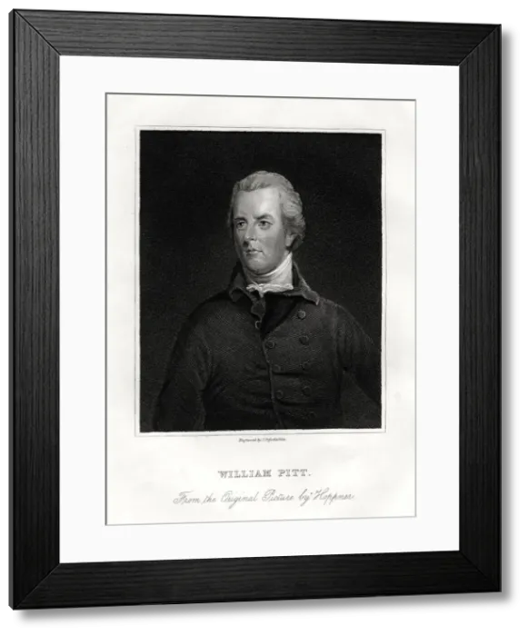 Framed Print : William Pitt the Younger, British statesman, 19th century. Artist: J Posselwhite Framed Print : William Pitt the Younger, British statesman, 19th century. Artist: J Posselwhite