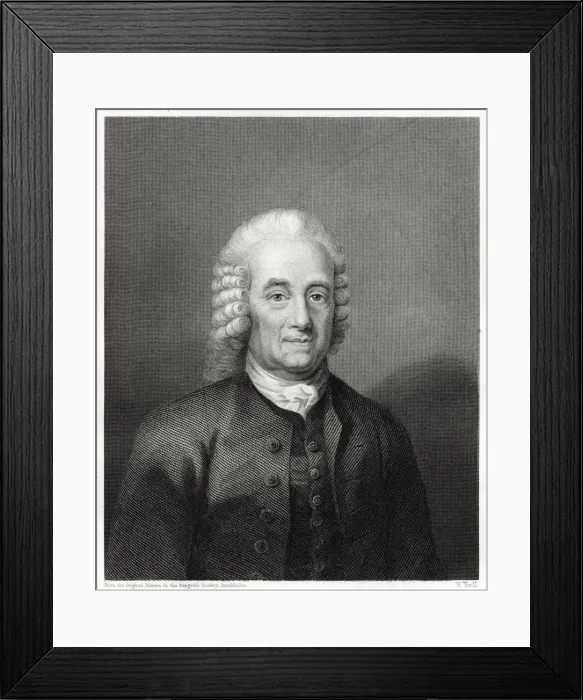 Framed Print : Emanuel Swedenborg, Swedish philosopher, mystic and cosmologist, 1884. Artist: W Holl Framed Print : Emanuel Swedenborg, Swedish philosopher, mystic and cosmologist, 1884. Artist: W Holl