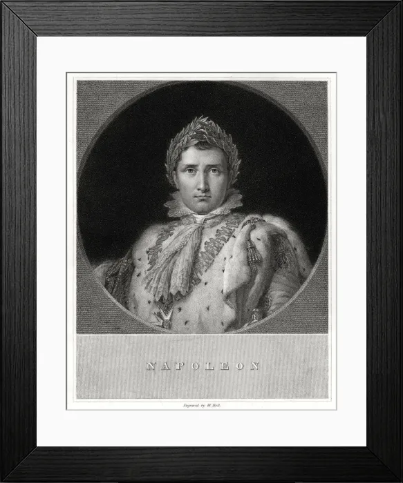 Framed Print : Napoleon Bonaparte, 19th century. Artist: W Holl Framed Print : Napoleon Bonaparte, 19th century. Artist: W Holl