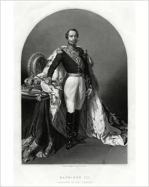 Napoleon III, Emperor of France, 1875. Artist: DJ Pound