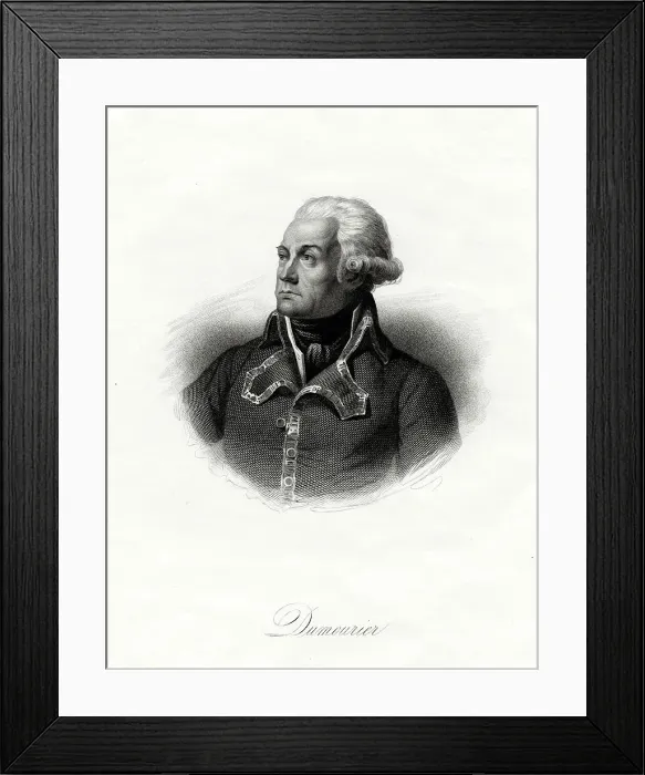 Framed Print : General Dumourier, French soldier and politician, 1845. Artist: GB Shaw Framed Print : General Dumourier, French soldier and politician, 1845. Artist: GB Shaw