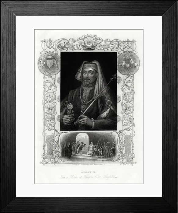 Framed Print : Henry IV of England, 1860 Framed Print : Henry IV of England, 1860