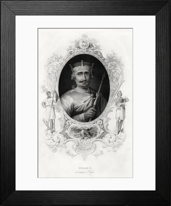 Framed Print : King William II of England, 1860