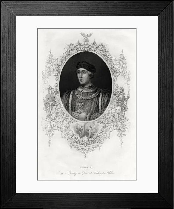 Framed Print : King Henry VI, (1860) Framed Print : King Henry VI, (1860)