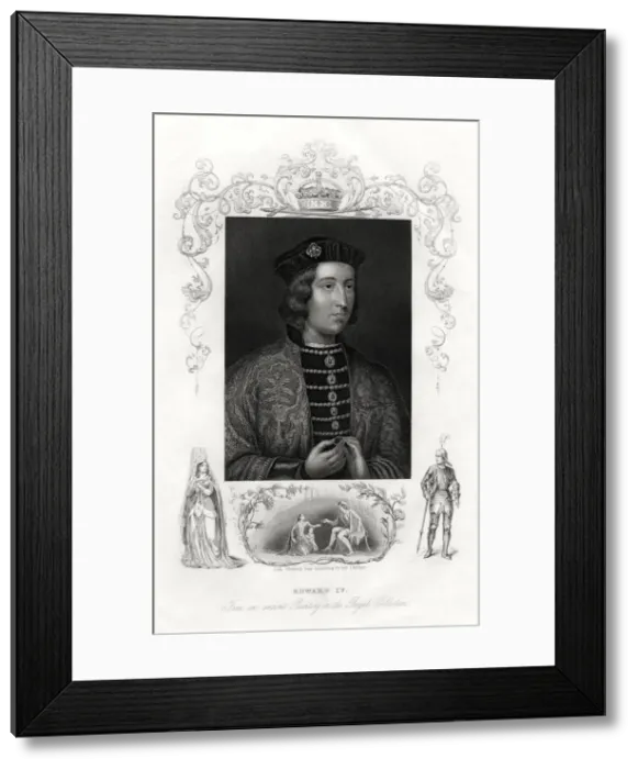 Framed Print : Edward IV, King of England, 1860 Framed Print : Edward IV, King of England, 1860