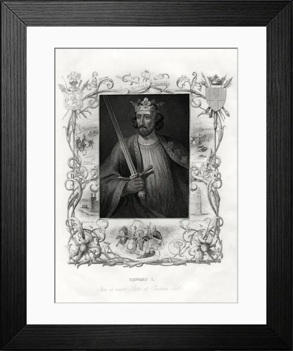 Framed Print : Edward I, 1860 Framed Print : Edward I, 1860