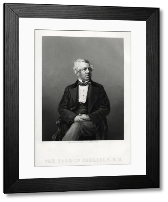 Framed Print : George William Frederick Howard, 7th Earl of Carlisle, British politician and statesman, c1880. Artist: DJ Pound Framed Print : George William Frederick Howard, 7th Earl of Carlisle, British politician and statesman, c1880. Artist: DJ Pound