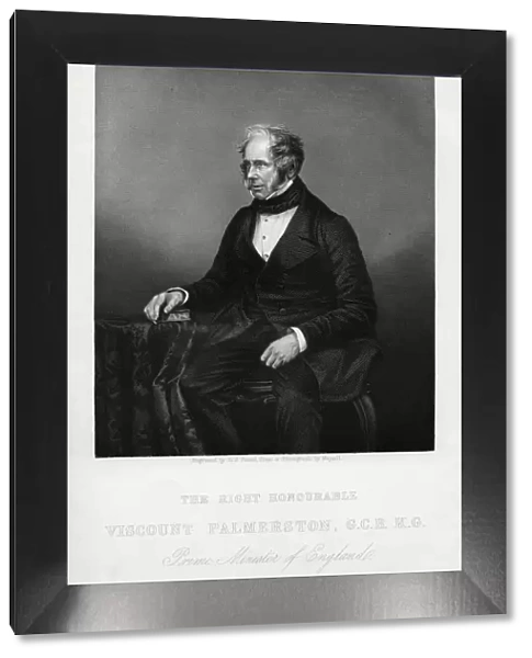 Henry John Temple, 3rd Viscount Palmerston, British statesman, c1880. Artist: DJ Pound