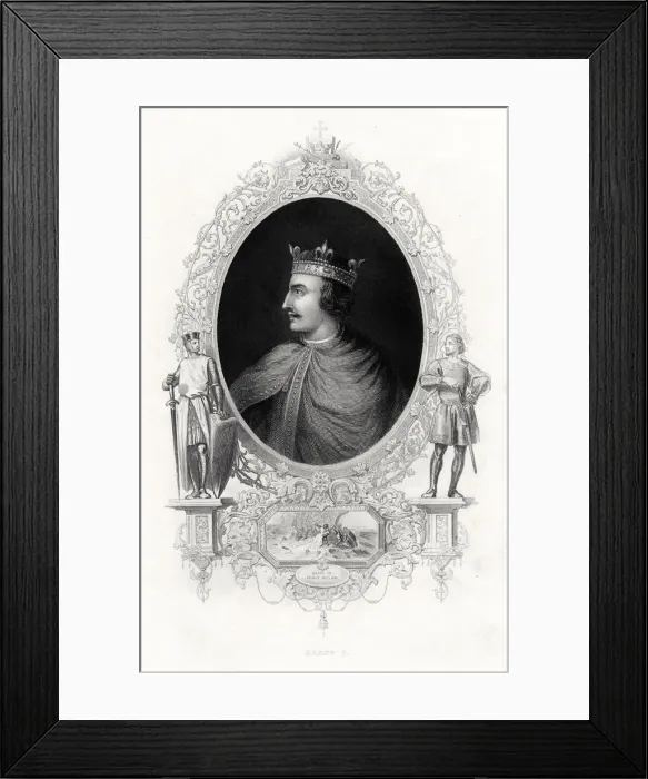 Framed Print : Henry I, King of England, 1860 Framed Print : Henry I, King of England, 1860