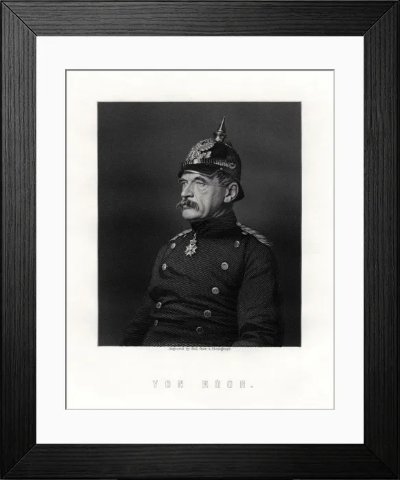 Framed Print : Albrecht Theodor Graf Emil von Roon, Prussian soldier and politician, 19th century. Artist: W Holl Framed Print : Albrecht Theodor Graf Emil von Roon, Prussian soldier and politician, 19th century. Artist: W Holl