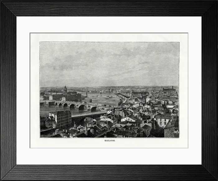 Framed Print : Toulouse, France, 1879. Artist: Taylor Framed Print : Toulouse, France, 1879. Artist: Taylor