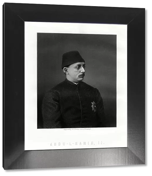 Abd-ul-Hamid II, last Sultan of the Ottoman Empire, 19th century. Artist: George J Stodart