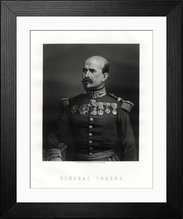 Framed Print : Louis Jules Trochu, French military leader and politician, 19th century. Artist: W Holl Framed Print : Louis Jules Trochu, French military leader and politician, 19th century. Artist: W Holl