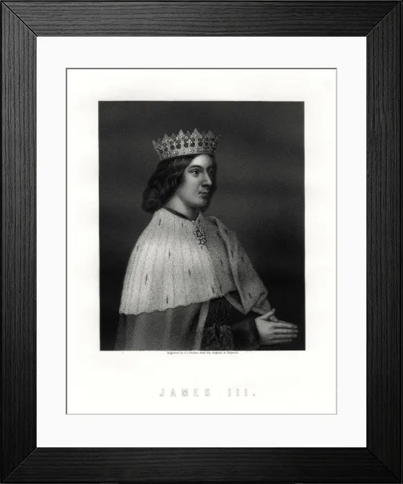 Framed Print : James III, 19th century. Artist: George J Stodart Framed Print : James III, 19th century. Artist: George J Stodart