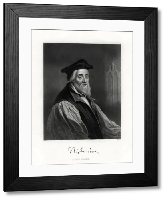 Framed Print : Nicholas Ridley, (died October 16, 1555), English clergyman, 19th century. Artist: W Holl Framed Print : Nicholas Ridley, (died October 16, 1555), English clergyman, 19th century. Artist: W Holl