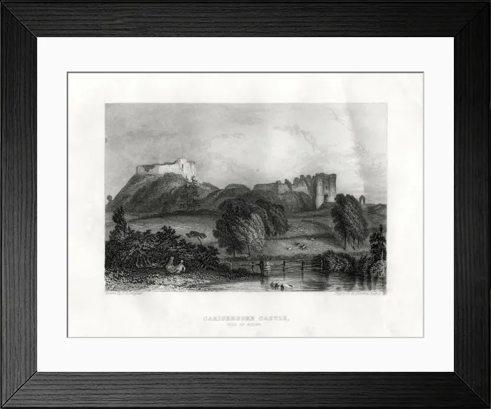 Framed Print : Carisbrooke Castle, Newport, Isle of Wight, 1860. Artist: Edward Radclyffe Framed Print : Carisbrooke Castle, Newport, Isle of Wight, 1860. Artist: Edward Radclyffe