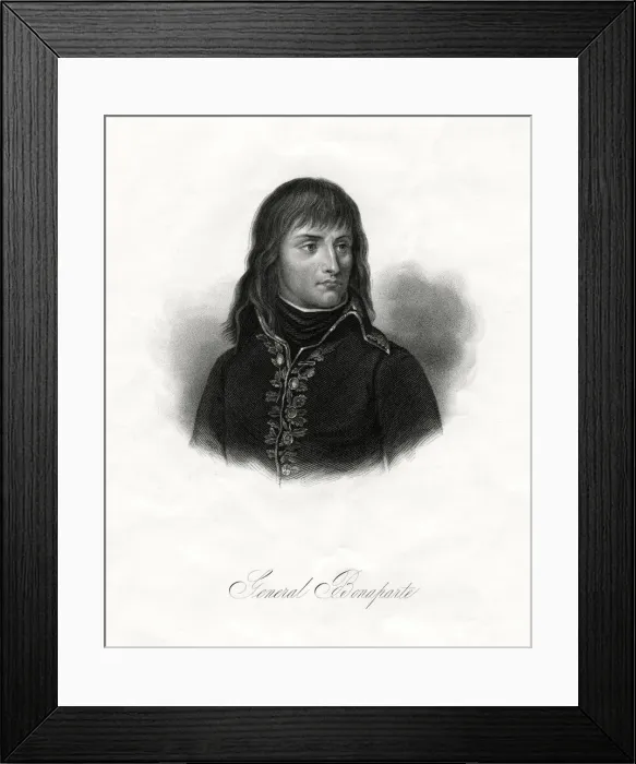 Framed Print : Napoleon Bonaparte, 1845. Artist: Freeman Framed Print : Napoleon Bonaparte, 1845. Artist: Freeman