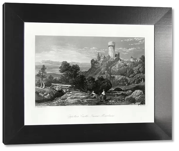 Eppstein Castle, Taunus mountains, Germany, 19th century. Artist: W Forrest