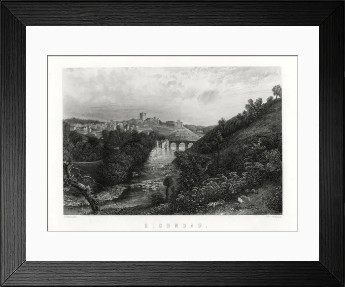 Framed Print : Richmond, London, 1883. Artist: W Forrest Framed Print : Richmond, London, 1883. Artist: W Forrest