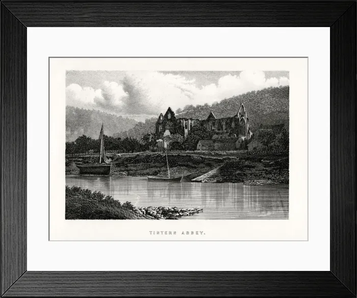 Framed Print : Tintern Abbey, Monmouthshire, England, 1896 Framed Print : Tintern Abbey, Monmouthshire, England, 1896