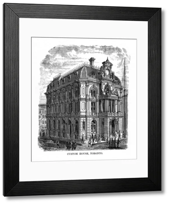 Framed Print : Custom House, Toronto, Ontario, Canada, 19th century