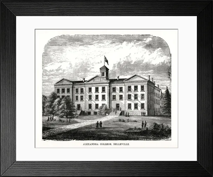 Framed Print : Alexandra College, Belleville, Ontario, Canada, 19th century Framed Print : Alexandra College, Belleville, Ontario, Canada, 19th century