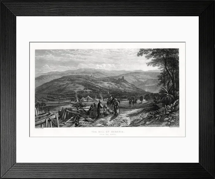 Framed Print : The Hill of Samaria, 1887. Artist: W Forrest Framed Print : The Hill of Samaria, 1887. Artist: W Forrest