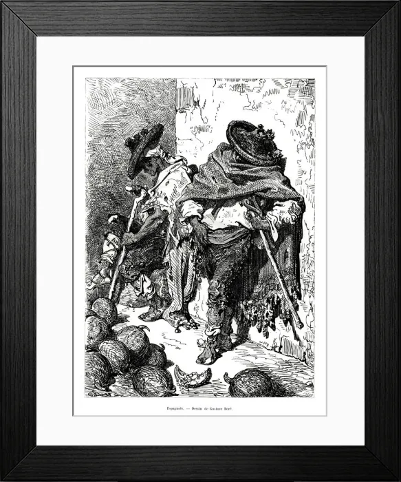 Framed Print : Spaniards, 1886 Framed Print : Spaniards, 1886