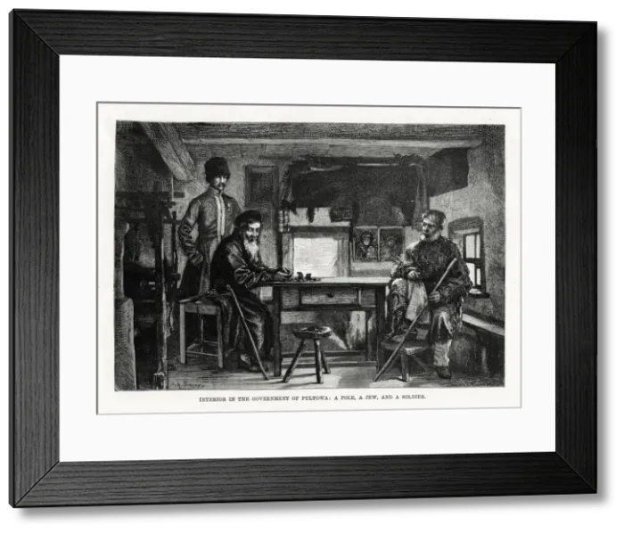 Framed Print : Interior in the Government of Pultowa, central Ukraine, 1879 Framed Print : Interior in the Government of Pultowa, central Ukraine, 1879